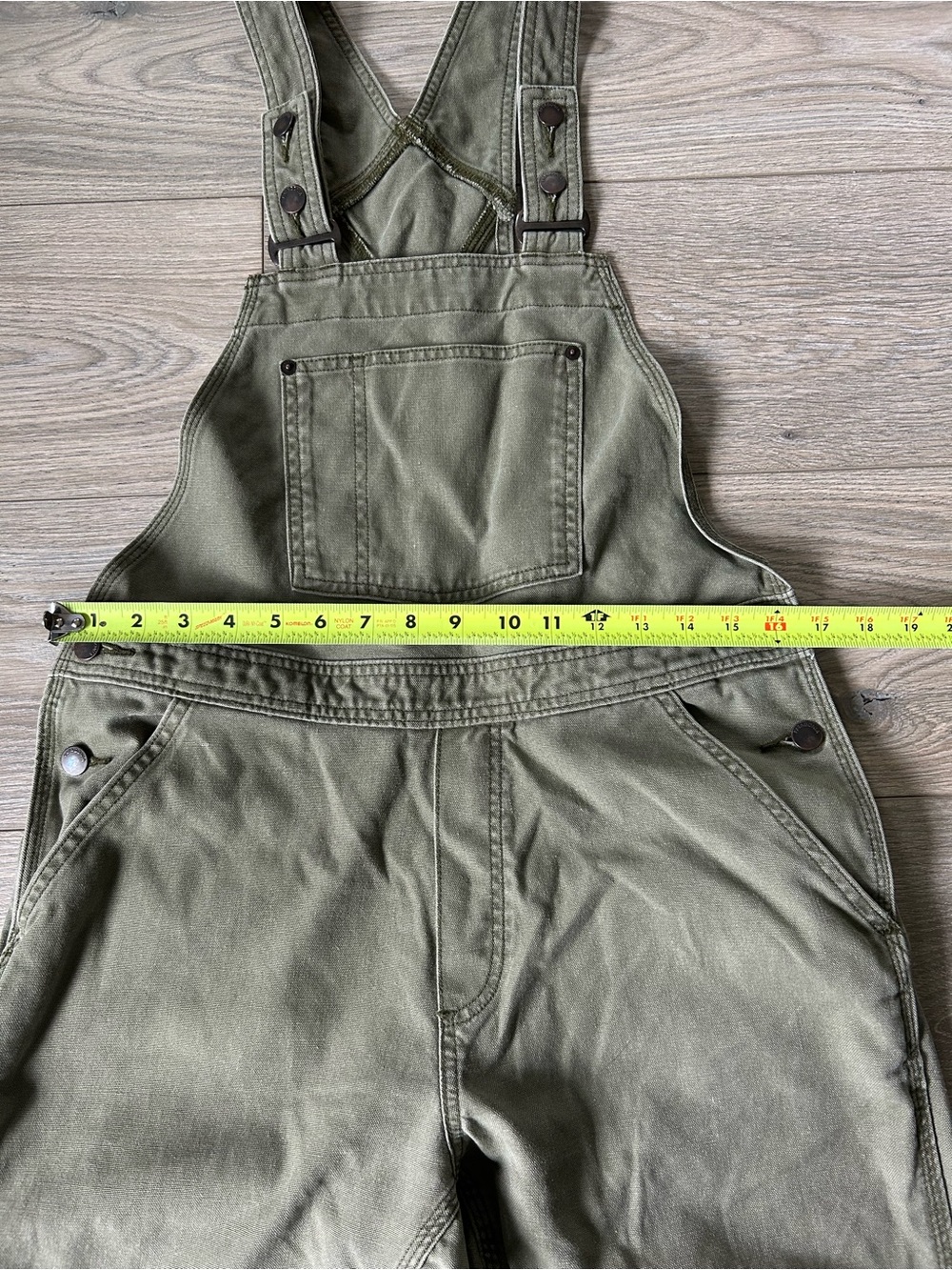 Patagonia Olive Green Overalls Gorpcore Utility work Size Medium - Picture 8 of 13
